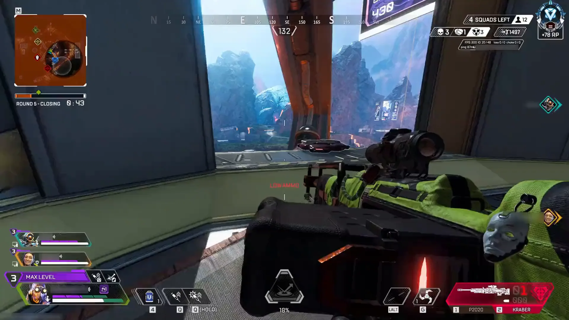 An Apex Legends knockdown, saved with F8: the last 30 seconds, saved by Ascent